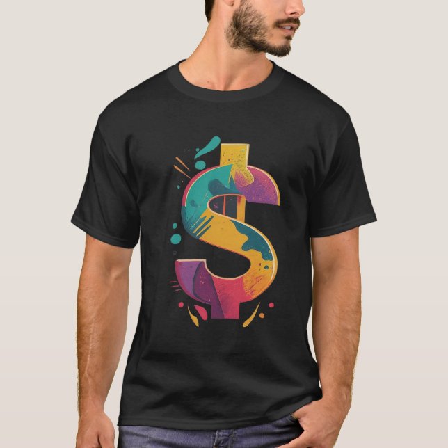 dollarsymbolen t shirt (Framsida)