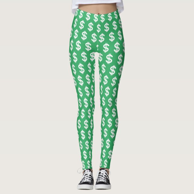 Dollartecken Leggings (Framsida)
