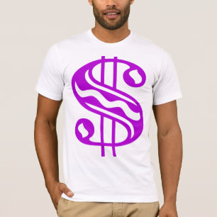 Dollartecken - Lila Tee