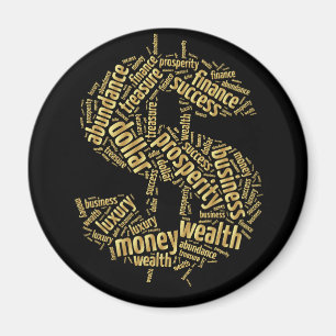 Dollartecken Magnet