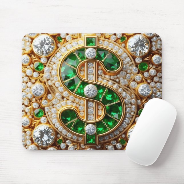 Dollartecken Musmatta (Med mus)