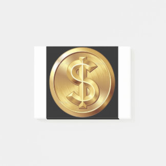 Dollartecken Post-it Block