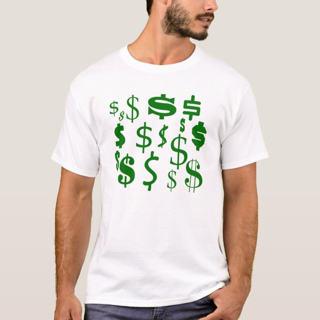 Dollartecken T Shirt (Framsida)