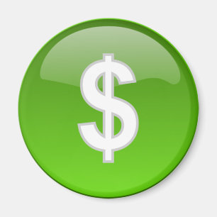 dollarteckenmagnet magnet