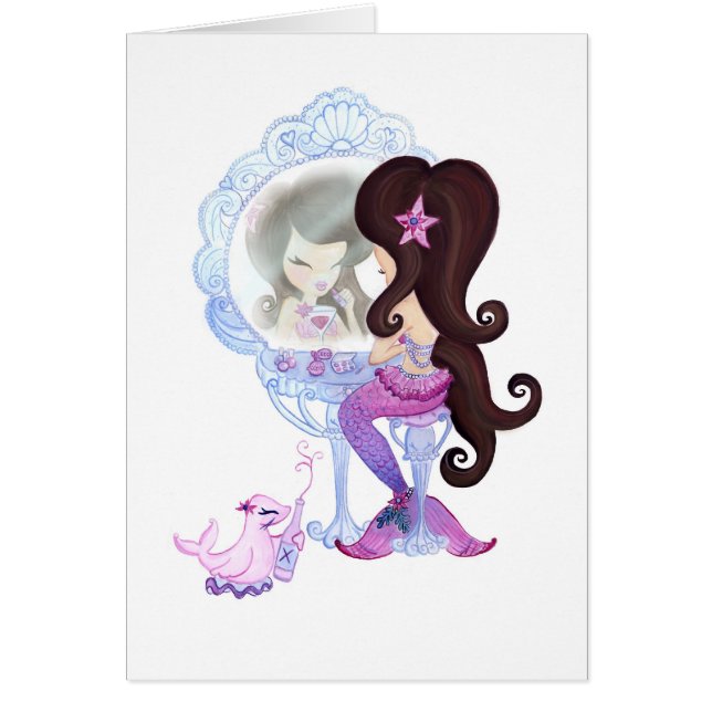 Dolled upp hälsningskort (Framsidan)