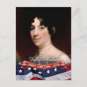 Dolley Madison, första Dam i USA Vykort