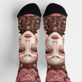 DOLLFACE STEAMPUNK Sustainable Premium Crew Sock
