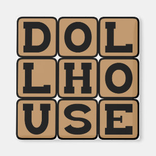 Dollhouse, hem för dockor magnet