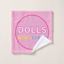Dolls Mini Lives Officiell Tvättar Trasa