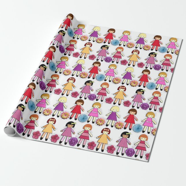 Dolls Presentpapper (Utrullad)