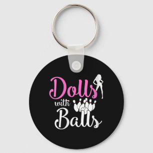 Dolls with Bollar - Bowling Girls Resa Team Bowlar Nyckelring