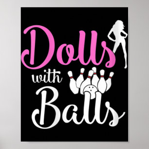 Dolls with Bollar - Bowling Girls Resa Team Bowlar Poster