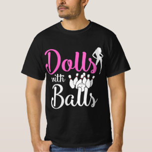 Dolls with Bollar - Bowling Girls Resa Team Bowlar T Shirt