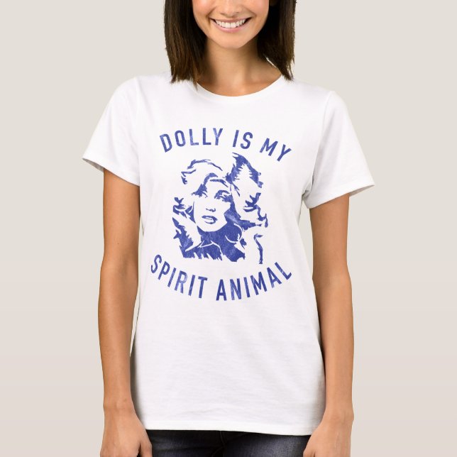 Dolly är mitt spritdjur t shirt (Framsida)