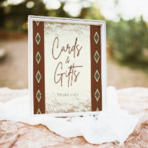 DOLLY Aztec Rustic Westerna kort och presentkort