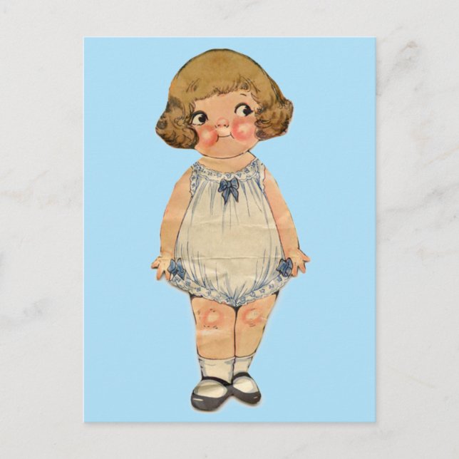 DOLLY DINGLE POSTCARD VYKORT (Framsida)