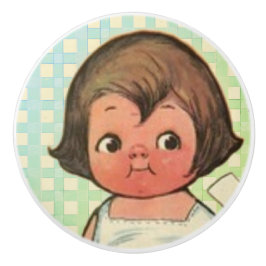 "Dolly Dingle's Sammy" Keramisk Knopp