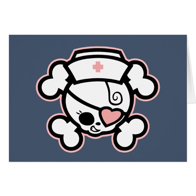 Dolly Heart, RN Hälsningskort (Framsidan Horizontal)