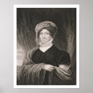 Dolly Madison, graverad av John Francis Eugene Pru Poster
