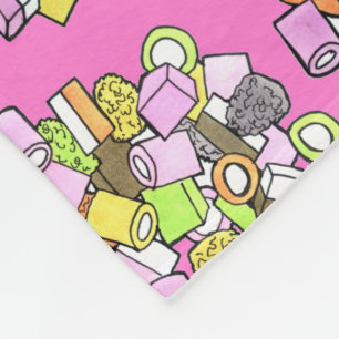 Dolly Mixture UK British Fondant Confection Candy Fleecefilt