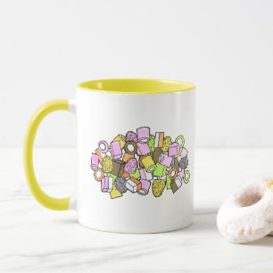 Dolly Mixture UK British Fondant Confection Candy Mugg