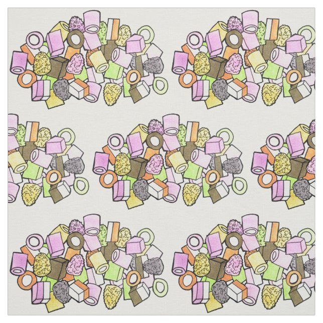 Dolly Mixture UK British Fondant Confection Candy Tyg (Provkarta)