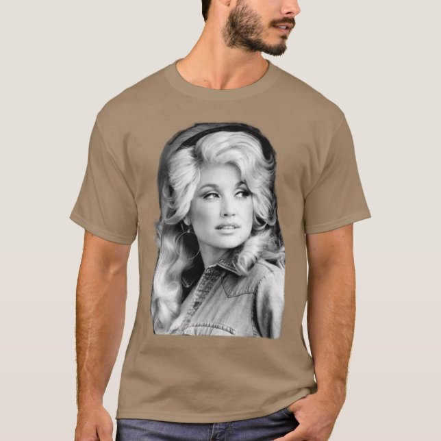 Dolly Parton Vintage flicka T Shirt (Framsida)