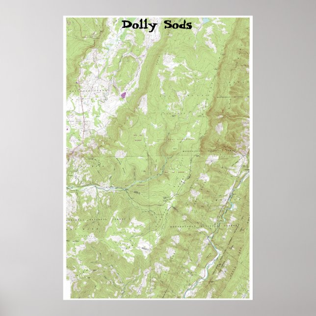 Dolly Sods Poster (Framsidan)