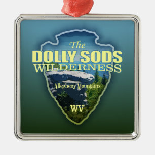 Dolly Sods WA (pilhuvud) Julgransprydnad Metall