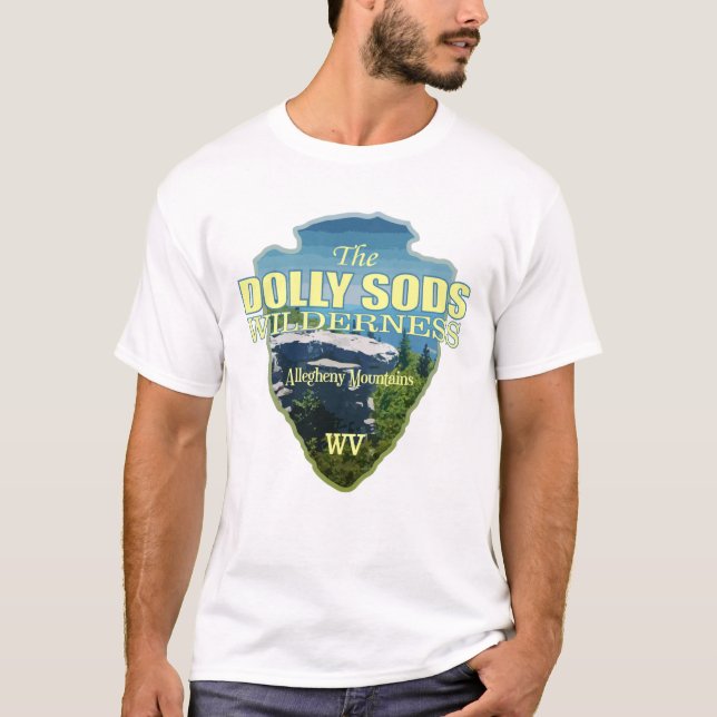 Dolly Sods WA (pilhuvud) T Shirt (Framsida)