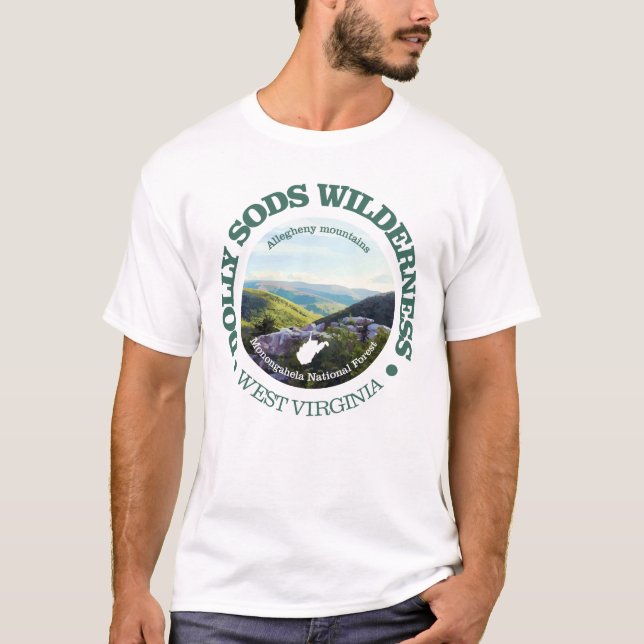 Dolly Sods Wilderness Area T Shirt (Framsida)