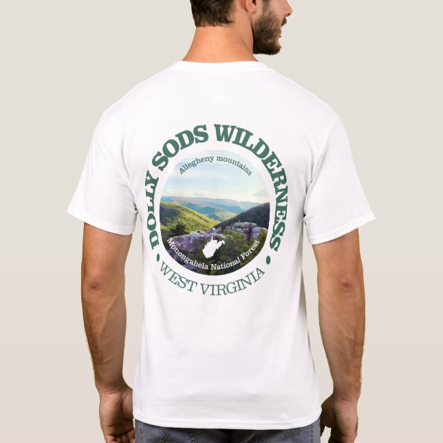 Dolly Sods Wilderness Area T Shirt (Baksida)