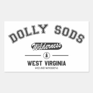 Dolly Sods Wilderness Rektangulärt Klistermärke