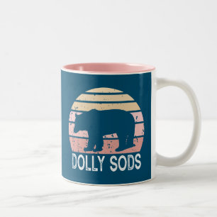 Dolly Sods Wilderness Retro Bear Två-Tonad Mugg