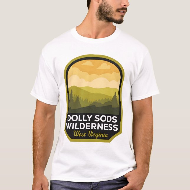 Dolly Sods Wilderness Väster Virginia T Shirt (Framsida)