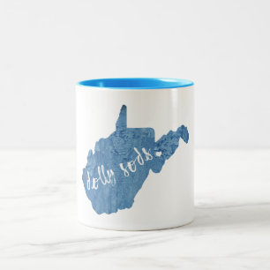 Dolly Sods Wilderness Väster Virginia Wood Grain Två-Tonad Mugg