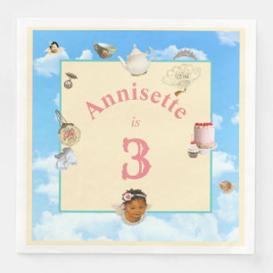 Dolly Tea Party 8’ Napkin - Black Angel Pappersservett