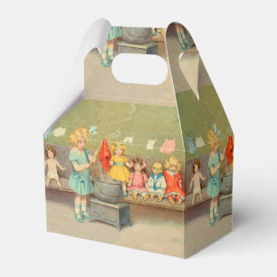 Dolly Tvätt Girl Vintage spelar Dolls Cute Presentaskar
