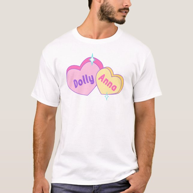DollyAnna Candy Hearts T-shirt (Framsida)