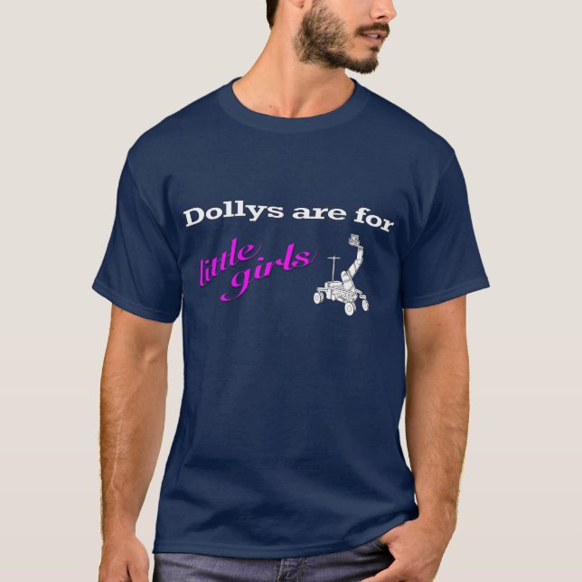 Dollys är för flickor t-shirt (Framsida)