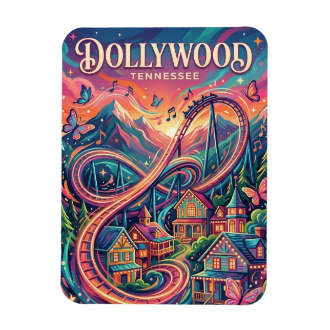 Dollywood Tennessee Magnet (Vertikal)