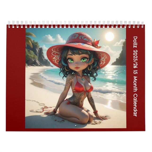 Dollz 2025/26 15-månaderskalender kalender (Omslag)