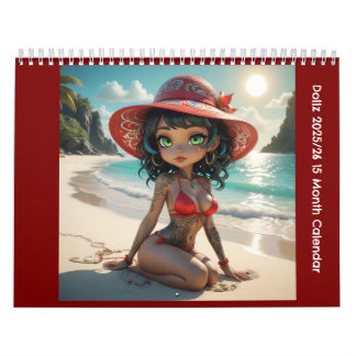 Dollz 2025/26 15-månaderskalender kalender