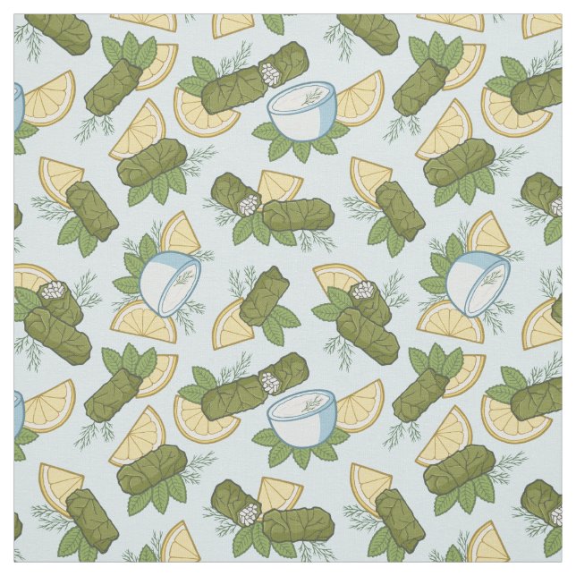 Dolmadakia Mönster Fabric Tyg (Provkarta)