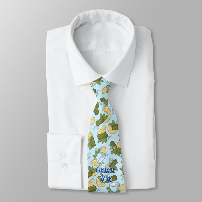 Dolmadakia Mönster Neck Tie Slips (Bunden)