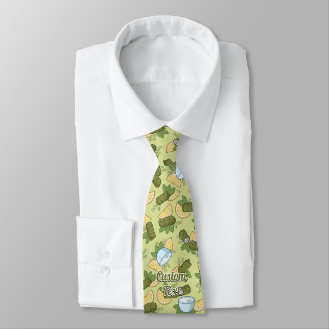Dolmadakia Mönster Neck Tie Slips (Bunden)