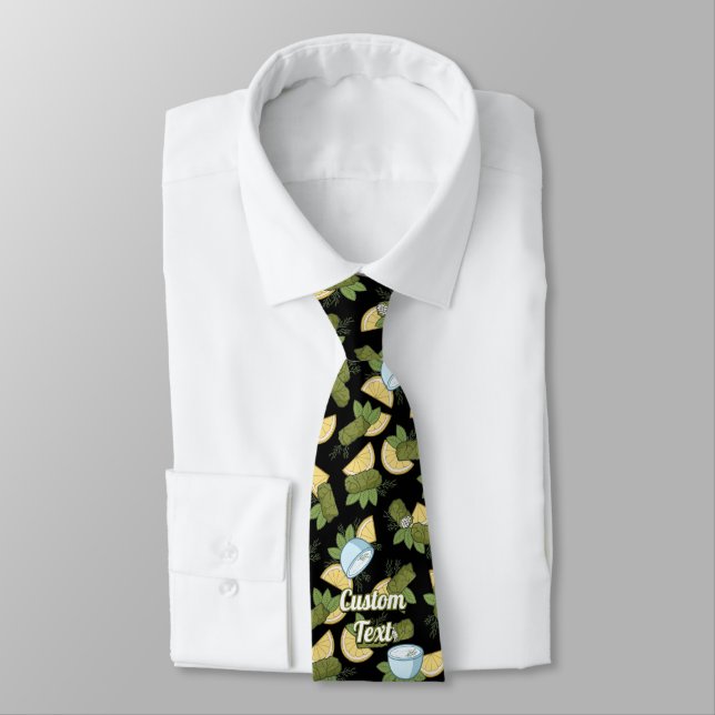 Dolmadakia Mönster Neck Tie Slips (Bunden)