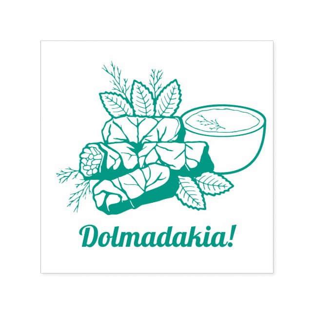 Dolmadakia Självfärgande Stämpel (Design)