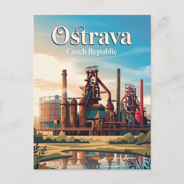 Dolní Vítkovice industrikomplex, Ostrava Vykort (Framsida)