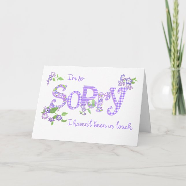 Dologi med Phlox Flowers och Ord Art Card Helgkort (Framsida)